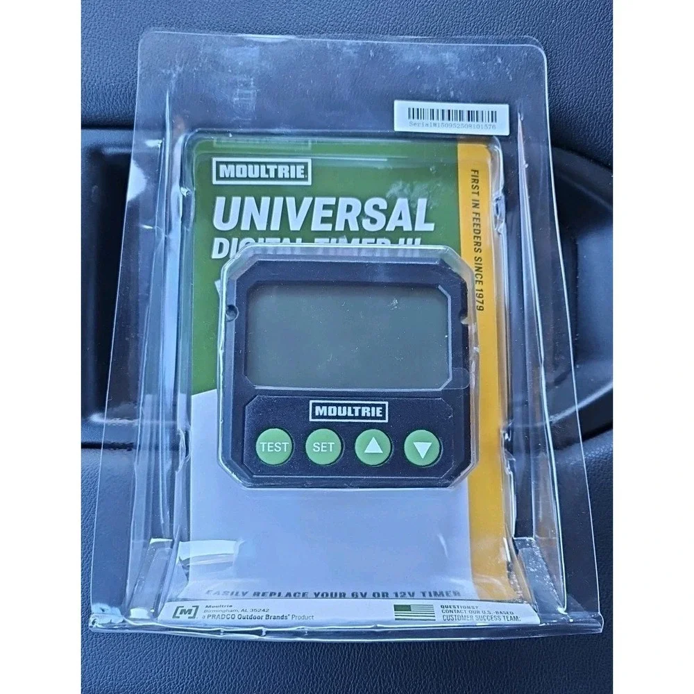 Moultrie Universal Digital Timer III Deer Feeder Timer, Bluetooth, 10 Feeds